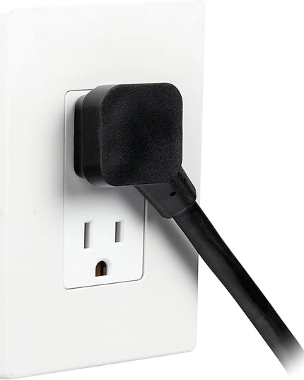 GE 6-Outlet Surge Protector 2 Pack, 3 Ft Extension Cord, Power Strip, 450 Joules, On/Off Switch, Integrated Circuit Breaker, Heavy Duty, Warranty, ETL Listed, Black, 83969
