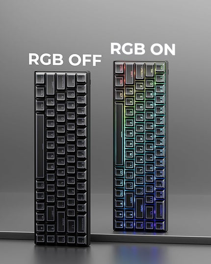 XVX Black Shine Through Keycaps, Doubleshot PBT Keycap Set Cherry Profile, 142 Keys Keyboard Keycaps, Universal Compatiability with 60% 65% 75% 80% 100% Mechanical Keyboard with MX Switches