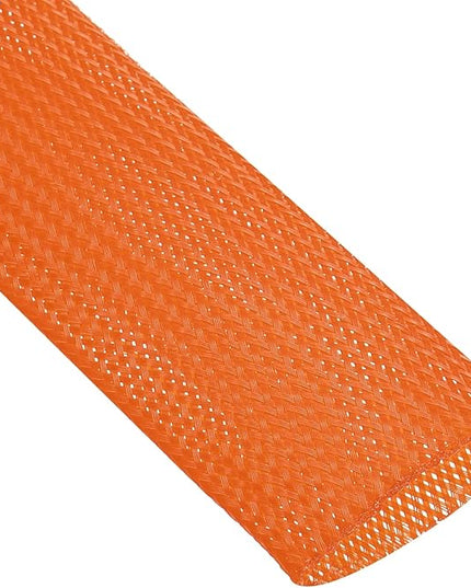 uxcell Expandable Sleeving, 2-inch 10ft Cable Sleeve, Orange