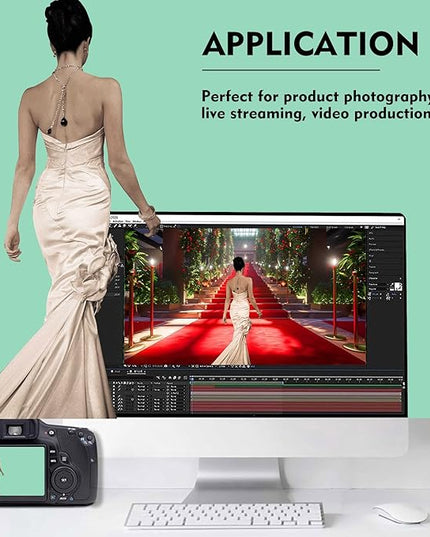 Jelly Mint Green Photography Backdrop for Photoshoot, Photo Backdrop Curtain, Perfect Light Green Backdrops for Party Portrait Photoshoots Video Studio 8FTx10FT