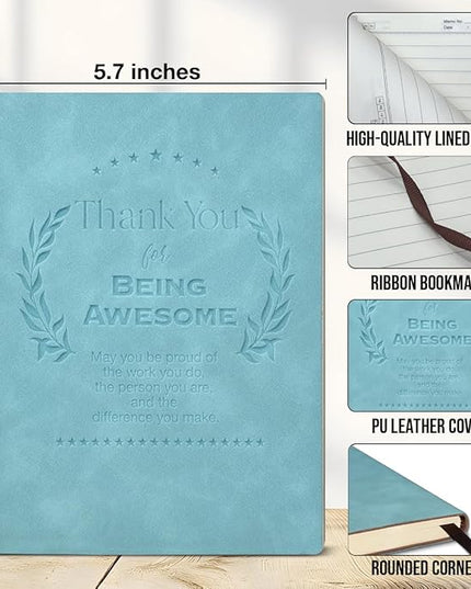 Employee Appreciation Journal Notebook, Thank You Gifts for Coworkers Colleagues Employee Retirement Farewell, Journals for Writing Travel Business Work