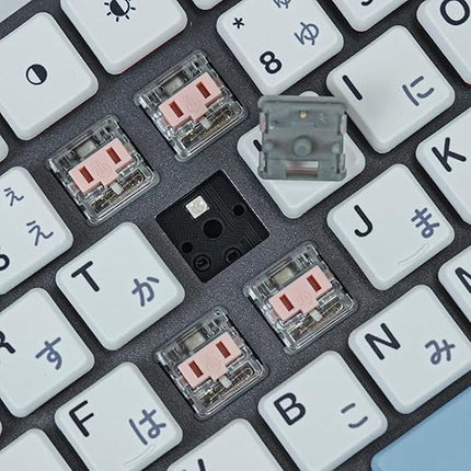 Kailh PG1350 Choc V1 Mechanical Keyboard Switch,Low Profile switches,Chocolate Silent Mechanical Clicky/Linear/Tactile Switches,RGB SMD LED 5-Pin Kailh Switches(Pink-70Pcs