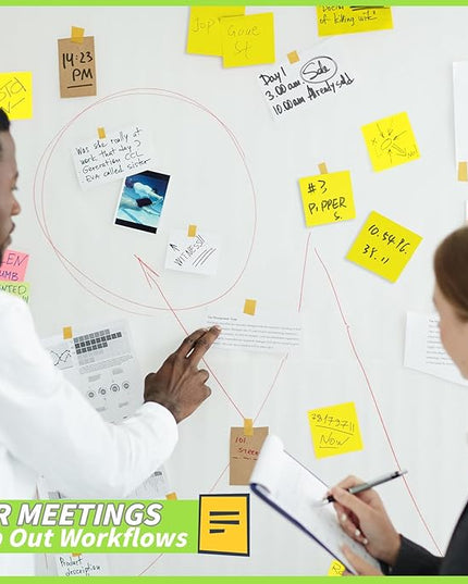 60Pack Yellow Sticky Notes 3x3, Yellow Sticky Pads, Self-Stick Pads,Self-Stick Pads 75 Sheets/Pad, Easy to Post for Teacher Student School Office Meeting Blank Desk Pads,Total 4500 Sheets