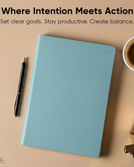 Hourly Planner & Appointment Book (8.5” x 11”) - Premium Hourly Planner with Daily Schedule & 30-Minute Time Slots for Better Time Management by PRODUCTIVITY STORE (A4, Blue)