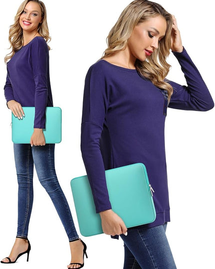 11.6 inch Laptop Case Compatible with 12 inch MacBook Air 11 inch ASUS Vivobook Go Lenovo 100e Gen 4 Acer Gateway Chromebook 311 Computer Accessories Bag Sleeve Cover Carrying Case 11 inch, Mint