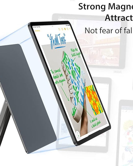 KU XIU Magnetic Arm Stand Only for iPad Pro 13" M4/M5 ONLY, Foldable Premium Aluminum Alloy Tablet Mount for Working, Multi-Node Adjustable Portable iPad Holder Desktop Stand
