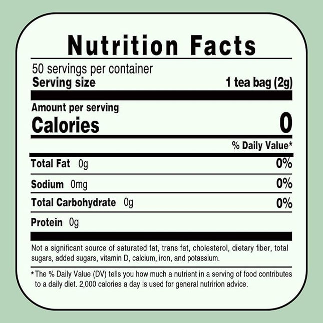Jarteela - Bitter Melon Tea Bags - 2g x 50 Count - Premium Dried Momordica Charantia - Non-GMO - Caffeine-free - Natural Wellness Herbal Tea for Digestive Support