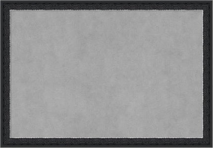 Amanti Art Black Framed Magnetic Board 18x26 Medium Vision Board for use with Magnets, 100% Metal Sheet to Display Items as Office Decor or for Home Organization in mudroom, Kitchen or Kids Room