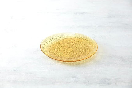 Fortessa Jupiter Glass, 13" Charger/Platter Plate (Set of 4), Amber