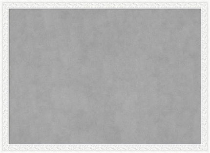 Amanti Art White Framed Magnetic Board 22x30 Medium Vision Board for use with Magnets, 100% Metal Sheet to Display Items as Office Decor or for Home Organization in mudroom, Kitchen or Kids Room