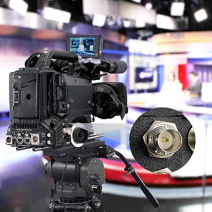 Superbat 3G/6G SDI Cable 10ft BNC Cable 75 ohm BNC Male to Male Right Angle Belden 1855A Support 3G-SDI/6G-SDI/4K Video for Monitor SDI 4K Video Camera Converter etc.