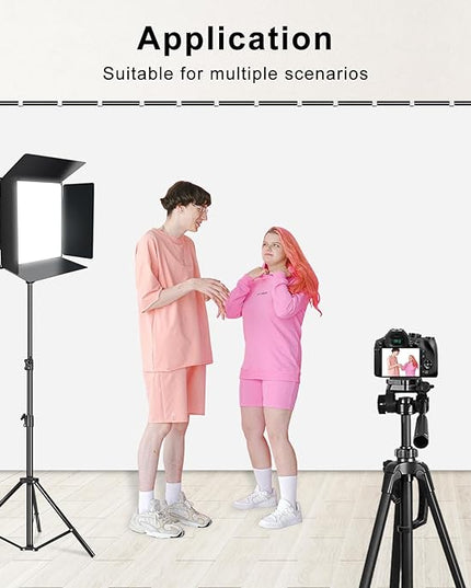 7x6.5ft Movable Backdrop Stand With White Screen and Wheels - Photography Background Stand for Photoshoot, Studio Video Recording, Events, Streaming