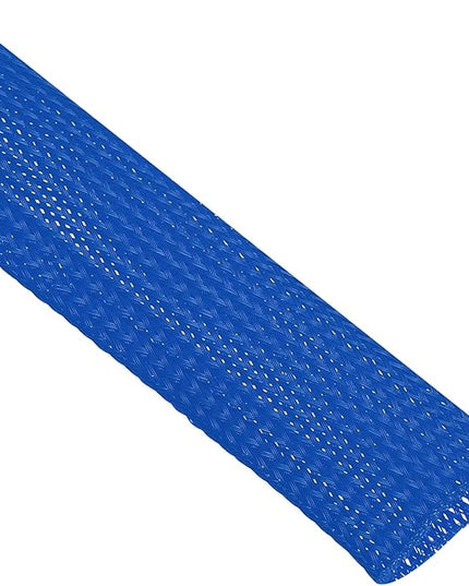 uxcell Expandable Sleeving, 1-inch 25ft Cable Sleeve, Blue