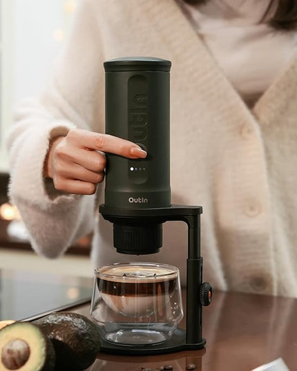 OutIn Nano Portable Electric Espresso Machine, Detachable Universal Coffee Stand