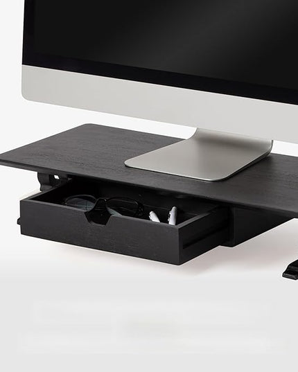 Anji Mountain Monitor Stand - Desktop Organizer & Laptop Riser, Ergonomic Monitor Riser, Space-Saving Monitor Stand for Desk, Durable Construction, Easy Assembly, Ideal for Home & Office