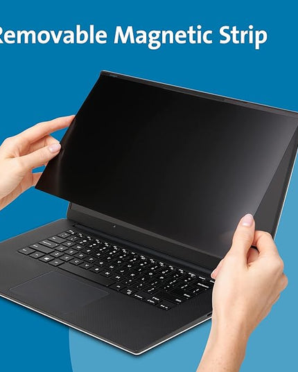 Kensington MagPro™ Magnetic Laptop Privacy Screen 15.6 inch, Removable 16:9 Laptop Privacy Filter Shield, Anti-Glare, Blue Ray Reduction, Compatible with HP/Dell/Acer/Asus/Lenovo (K58353WW)