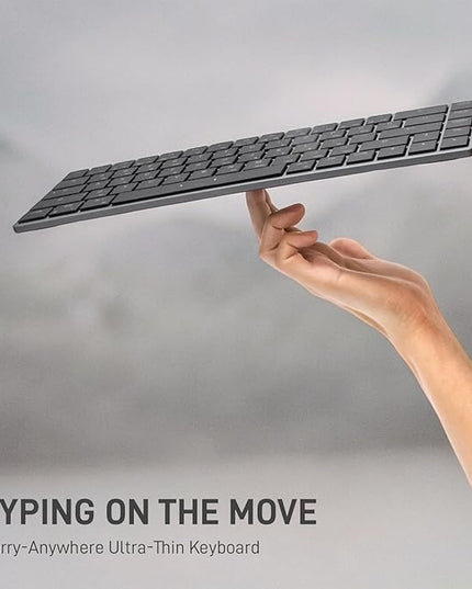 BAROCCOMiSTEL AIRONE Mechanical Keyboard, 65% Layout, Cherry MX ULP Switch, RGB Backlit, USB-C Cable, Windows/MacOS/iOS, Macro Support, Portable, Super Slim/Super Light, Black- Click