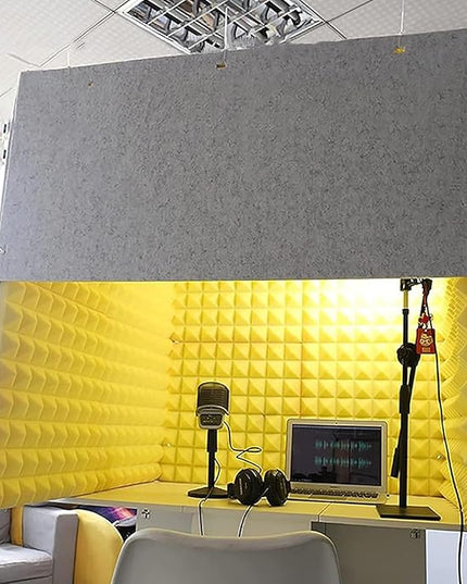 V3VOGUE Desktop Soundproof Cover, Portable Vocal Recording Booth, Isolation Booth Box for Home Studio, Microphone Recording Equipment, Ecosfriendly Material, for Podcasts Work Singing Broadcasting