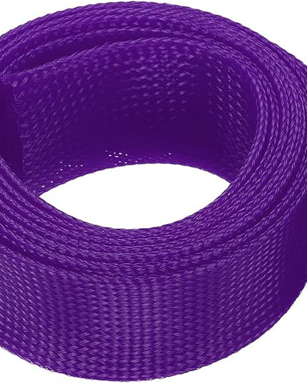 uxcell Expandable Sleeving, 2-inch 10ft Cable Sleeve, Purple