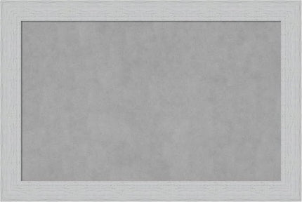 Amanti Art White Framed Magnetic Board 24x36 Large Vision Board for use with Magnets, 100% Metal Sheet to Display Items as Office Decor or for Home Organization in mudroom, Kitchen or Kids Room