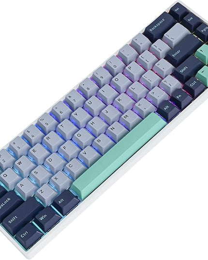 GTSP 171-Keys Cherry Profile PBT Key Caps for Mechanical Keyboards, Double Shot Custom Keycap for US Layout 60% 65% 100% MX Switches (Hammerhead Shark)