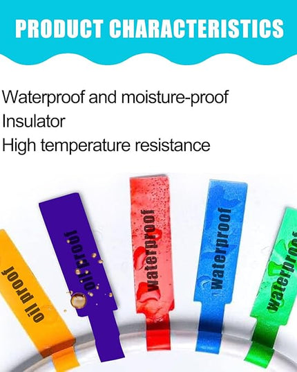 270 PCS Cable Labels, 9 Colors Waterproof Network Cable Label Stickers, Machine Room Marking Labels, Waterproof Key Identification Labels.They can be Handwritten and Printed.