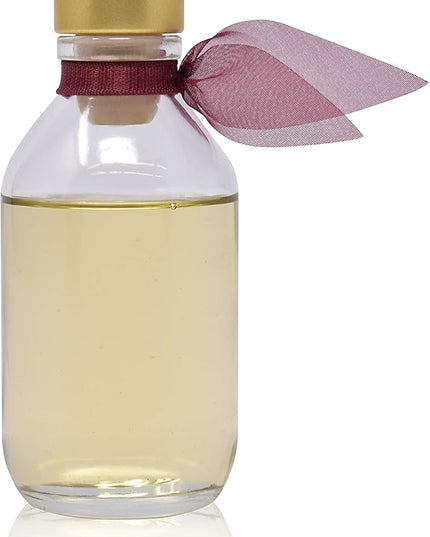 LOVSPA Reed Diffuser Set, Mahogany Teakwood Scented Oil Diffuser with Sticks, Home Fragrance Accessories for Bathroom Shelf Decor, Aroma Diffusers for Home or Office Fall Decor, USA Made