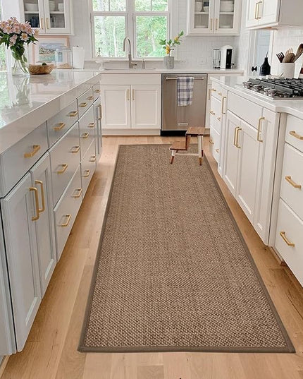 Artoid Mode Washable Kitchen Rugs and Mats Doormat Non Skid, Absorbent Rugs for Kitchen Floor Door Mat Kitchen Mats Front of Sink Hallway 17x60 Inch