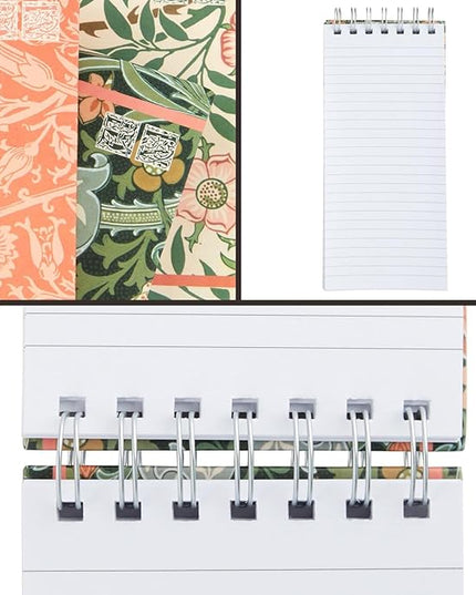 The Gifted Stationery Hardcover Spiral-Bound Notebook Pack - Top-Bound Spiral Notepads - Grocery List Notebook - Office & School Notepads - 8.4 x 3.75 in, 100 Sheets/200 Pages, Pack of 3