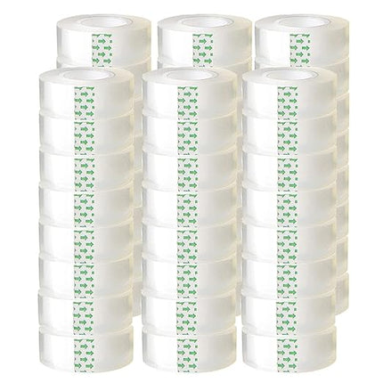 WUKAKA 48 Pack Clear Tape Transparent Tape