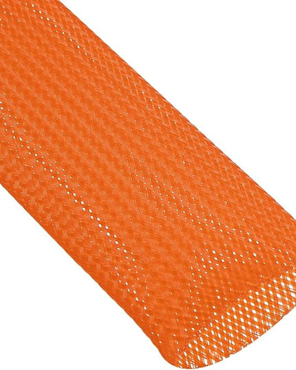 uxcell Expandable Sleeving, 2-inch 25ft Cable Sleeve, Orange