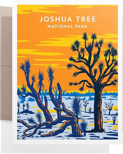 Twigs Paper - Assorted Art National Parks Greeting Cards - Stationery Cards with Envelopes - Thank You and Blank Note Cards - Greeting Cards for All Occasions - Made in USA (5.5 x 4.25, Set of 12)