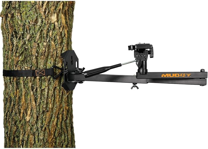 Muddy Basic Trail Camera Arm with Pan Head for Precision Game Cam Positioning
