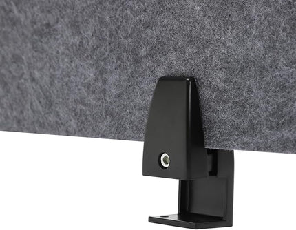 4 Pack Acoustic Desk Divider 21 x 16 Inch No Drilling Clamp-On Privacy Shields Panel Freestanding Desk Divider Desktop Sound Proof Dividers for Office Libraries School Student Desks