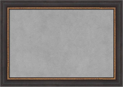 Amanti Art Black Framed Magnetic Board 15x21 Small Vision Board for use with Magnets, 100% Metal Sheet to Display Items as Office Decor or for Home Organization in mudroom, Kitchen or Kids Room
