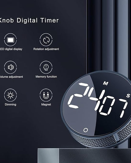 AVINIA Digital Kitchen Timers, Visual timers Large LED Display Magnetic Countdown Countup Timer for Classroom Cooking Fitness Baking Studying Teaching, Easy for Kids and Seniors