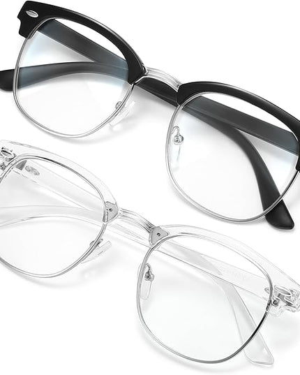 racico Computer Blue Light Blocking Glasses Blue Light Glasses Men Women, Anti Blu-Ray Gaming Glasses Lenses