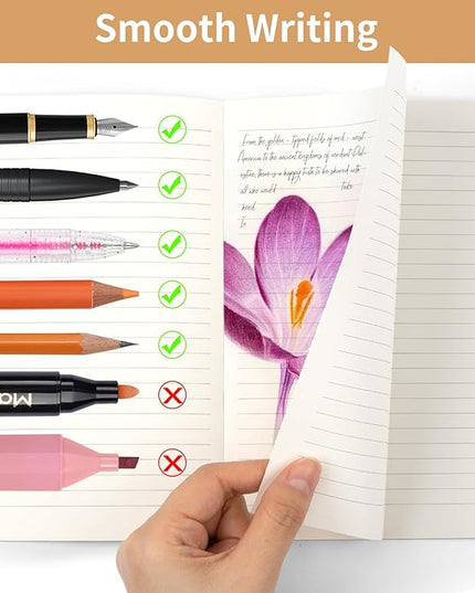 60 Pack Mini Pocket Colorful Lined Notebook Bulk, Journals Bulk, Small Notebooks 3.5x5.5, 30 Sheets/60 Pages, Mini Notebooks for Traveler, Students, School Supplies(Lined-60 pack, 15 Colors)