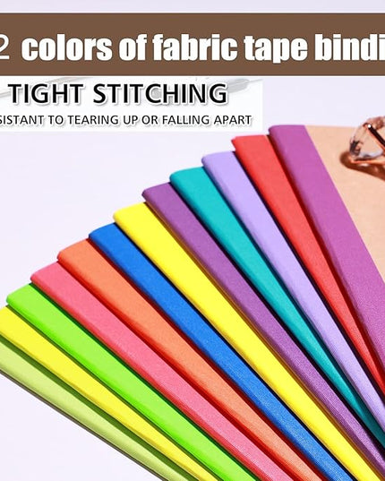 12 Pack Notebooks Bulk, Kraft Cover Lined Blank College Ruled Travel Journals with Rainbow Spines For Women Students Business, 60 Pages, 8.3”x 5.5”, A5, 12 Colors