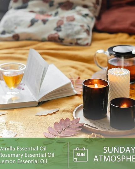 PHATOIL 100ML Vanilla Essential Oil, Huge 3.38fl.oz Bottle Vanilla Oil, Pure Aromatherapy Essential Oils for Diffuser, Humidifier, Scented Oils for Soap, Candle Making