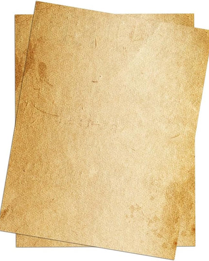 Loose Leaf Paper, Stationery Writing Paper, Vintage Antique Letterhead Paper 8.5" x 11",200 Sheets, A4 Unpunched Refills Paper for Ring Binder/Discbound, Decorative Printer Paper