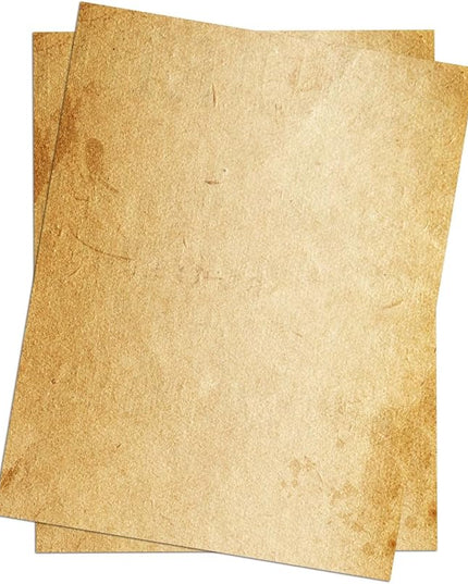 Loose Leaf Paper, Stationery Writing Paper, Vintage Antique Letterhead Paper 8.5" x 11",100 Sheets, A4 Unpunched Refills Paper for Ring Binder/Discbound, Decorative Printer Paper