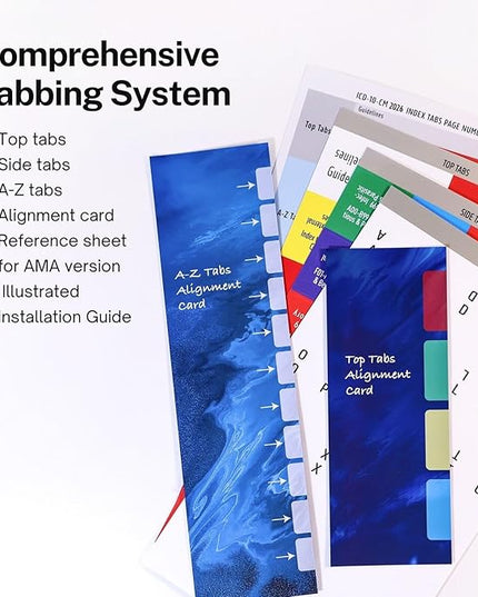 Index Tabs for ICD-10-CM 2026 The Complete Official Codebook - Navigate with Precision in Your Code Book