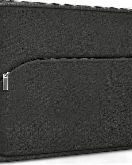 Laptop Sleeve Case 14 inch, Slim Portable Monitor Protective Cover with Front Pocket, Traveling Carrying Laptop Bag Compatible for MacBook Air/Pro, HP, Dell, Lenovo, Acer, Grey