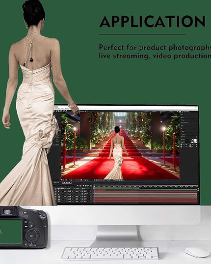 Dark Green Photography Backdrop for Photoshoot, Photo Backdrop Curtain, Perfect Dark Green Backdrops for Party Portrait Photoshoots Video Studio 5FTx7FT