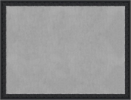Amanti Art Black Framed Magnetic Board 20x26 Medium Vision Board for use with Magnets, 100% Metal Sheet to Display Items as Office Decor or for Home Organization in mudroom, Kitchen or Kids Room