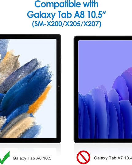 JETech Screen Protector for Samsung Galaxy Tab A8 (10.5-Inch, 2021 Model, SM-X200/X205/X207), 9H Anti-Scratch Tempered Glass Film, HD Clear with Easy Installation Tool, 2-Pack