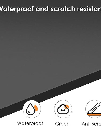 Need 54.3 Inch Large Computer Desk, Modern Simple Style Desk for Home Office, Basic Writing Table for Study Student, Black