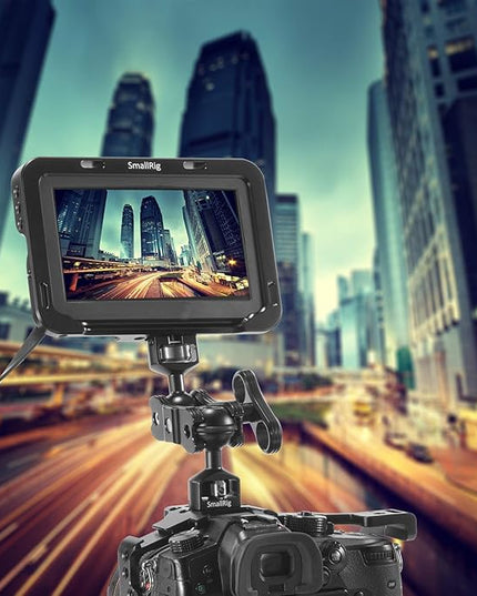 SMALLRIG Articulating Magic Arm with Double Ballheads (1/4" Screw) Monitor Mount for Field Monitor, Lights, Audio Recorders - 2070