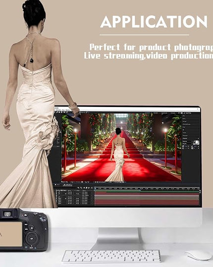 Beige Photo Backdrop, Photo Booth Portrait Photography Backdrops, Studio Beige Backdrop for Photoshoot Streaming Video Shooting 6x9ft